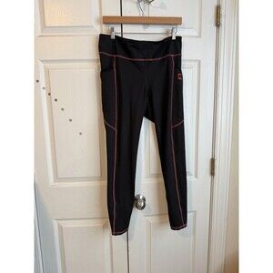 Dover Saddlery Red Black Riding Sport Women Pants XL Horse Riding Stretch